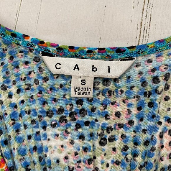 CAbi Confetti Dot Print Sleeveless Tunic Swing Top - Picture 8 of 8